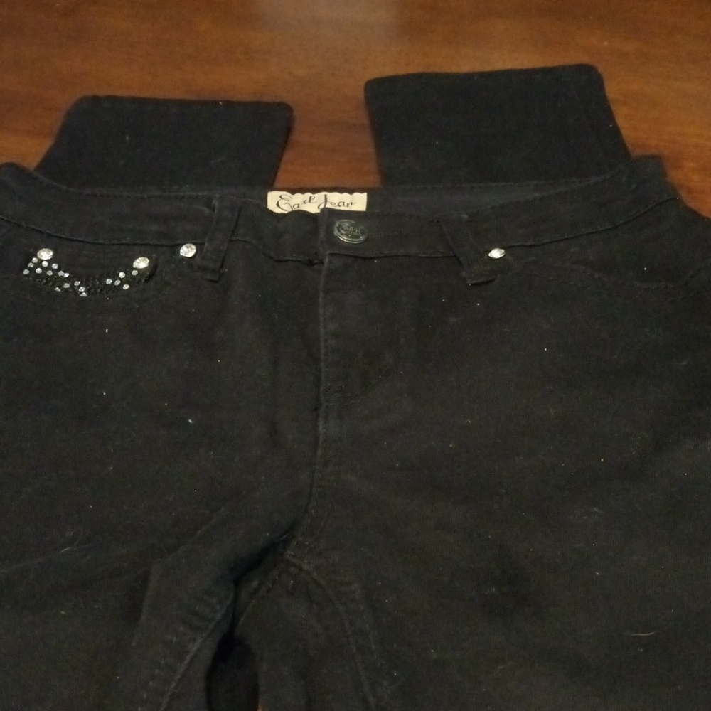 EARL Black Bling Skinny Jeans Size 4